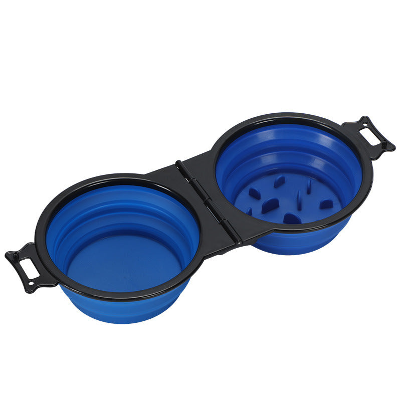 Dual Pet Travel Bowl