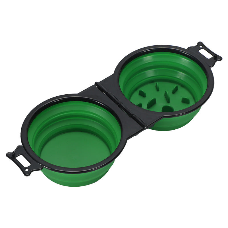 Dual Pet Travel Bowl