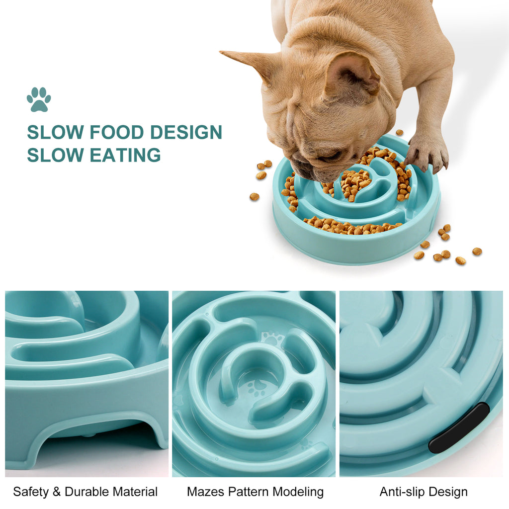 Slow Feeder Dog Bowl (Non-Slip)
