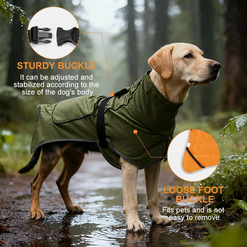 Raincoat with Reflective Strip
