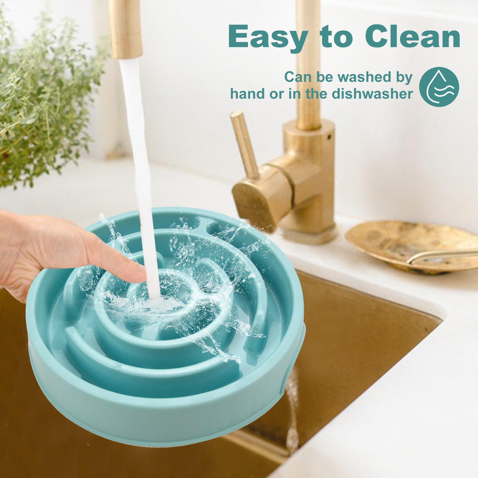 Slow Feeder Dog Bowl (Non-Slip)