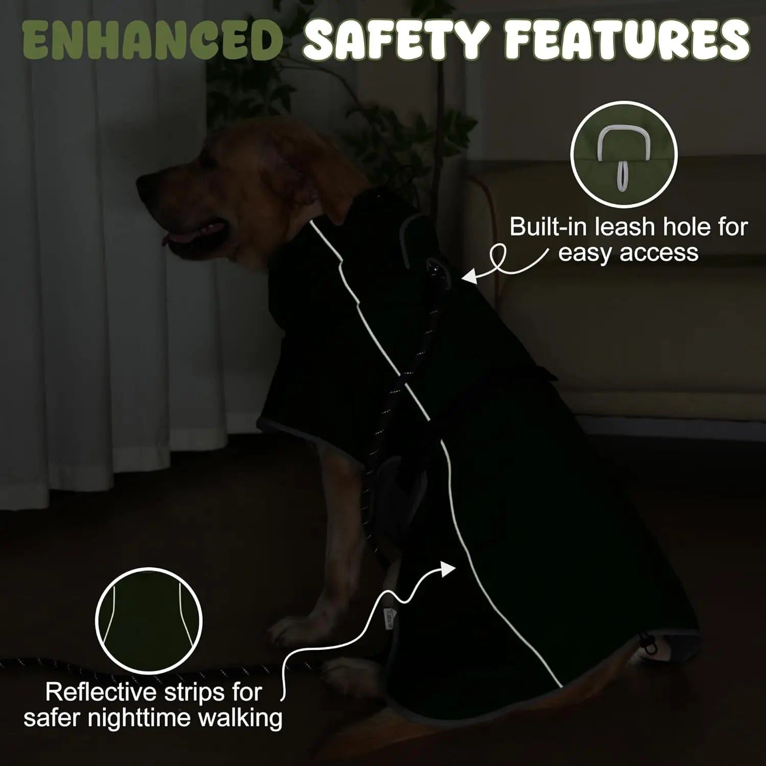 Raincoat with Reflective Strip