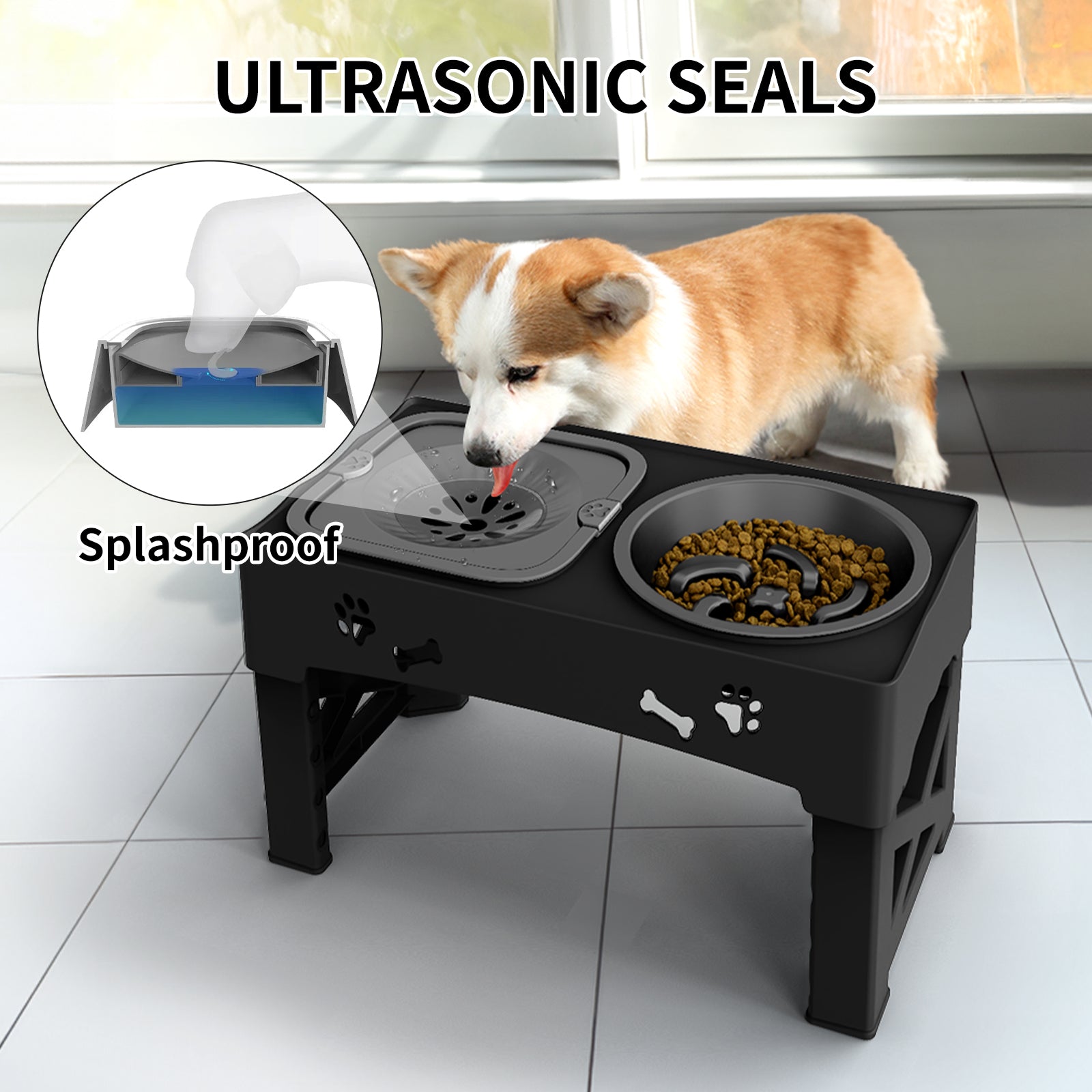 Adjustable Elevated Pet Feeder