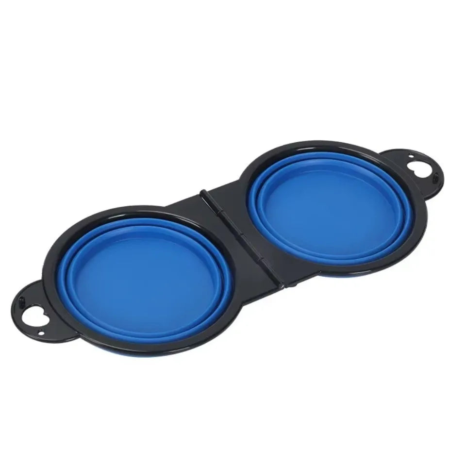 Dual Pet Travel Bowl